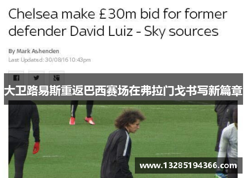 大卫路易斯重返巴西赛场在弗拉门戈书写新篇章